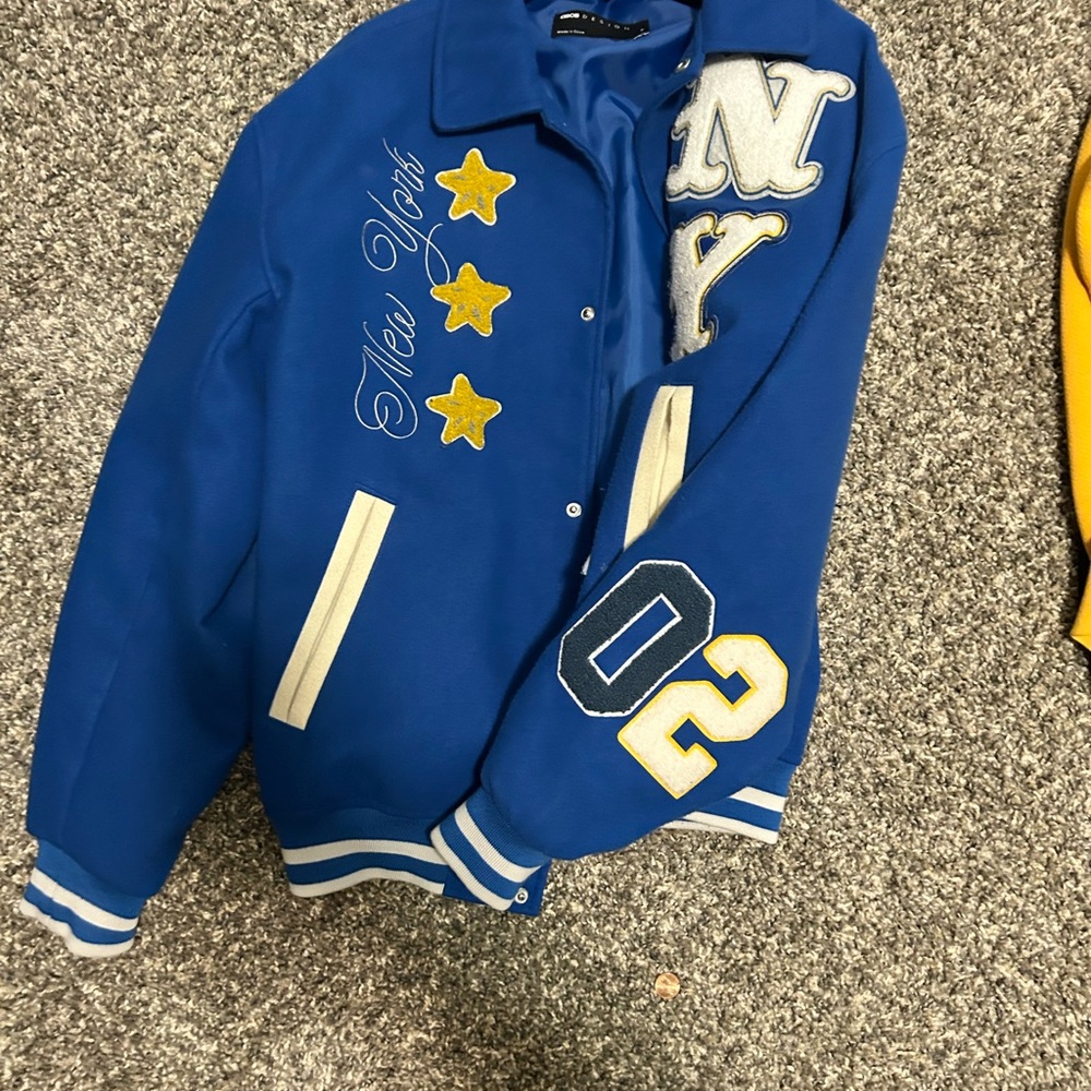 Blue New York Varsity Jacket